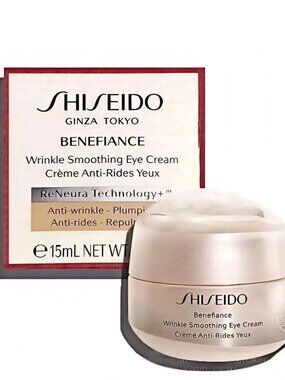 Shiseido Benefiance Wrinkle Smoothing Eye Cream – Anti-Aging 15 ml NIB
